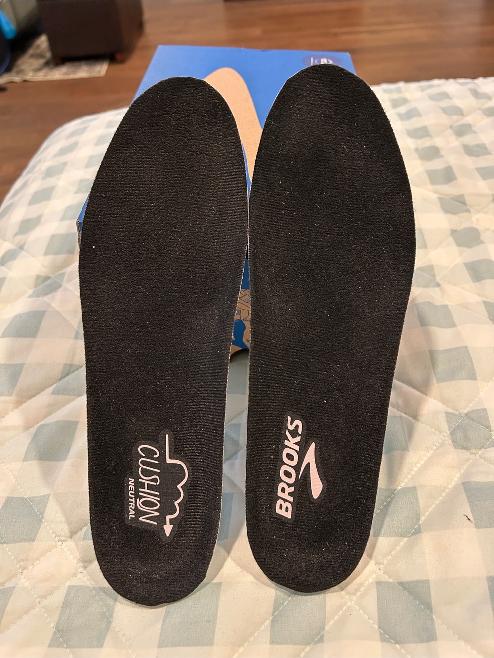 Brooks Black Cushioned Athletic Insoles, Brand New!!